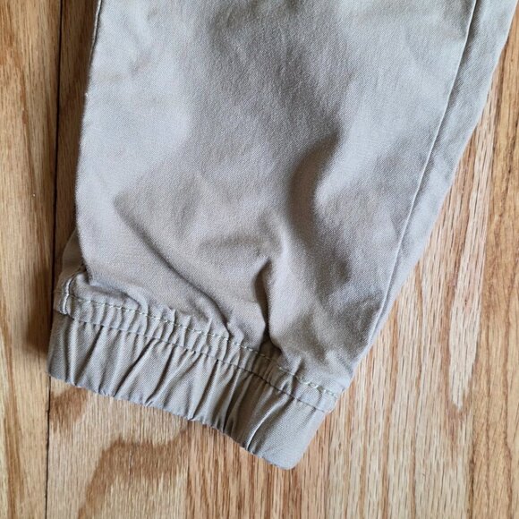 GAP Kids Pull On Khaki Pants | Boy's Large 10-11 Years | Elastic Waist and Cuff - Picture 4 of 6